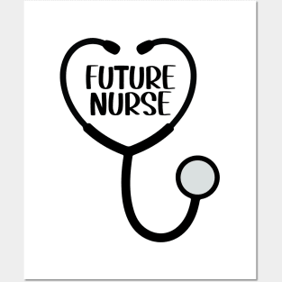 Future Nurse Stethoscope Posters and Art